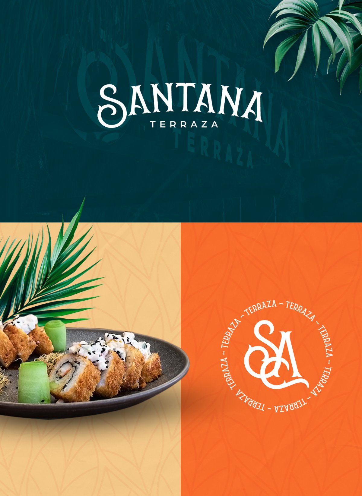Santana Terraza Celaya - Creación de Identidad Gourmet